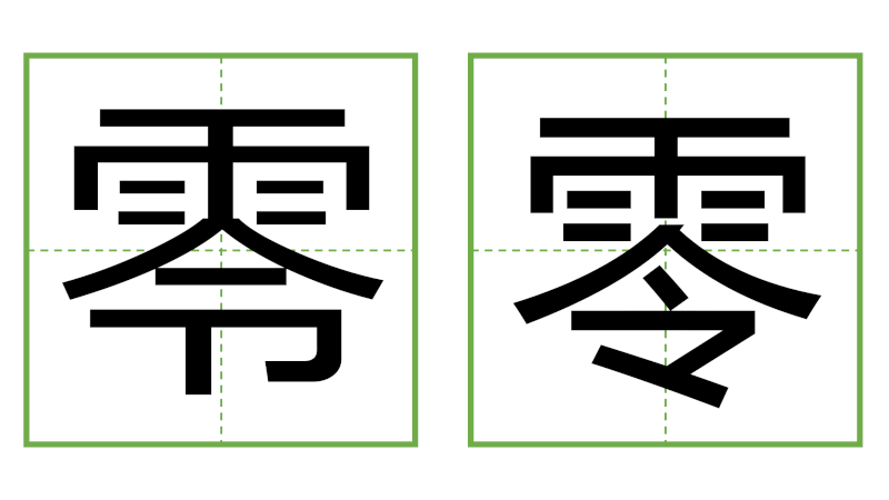 零 - 日中の漢字の間違い探し 直感クイズ！(3)
