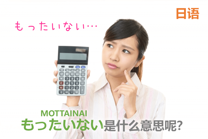 日语: "もったいない" (MOTTAINAI)是什么意思吗？