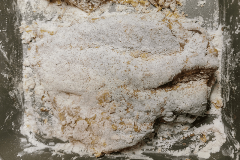 全体に衣をつける - 台湾屋台の定番 台湾ジーパイ（雞排）を作ってみた